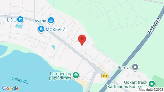 Nieruchomości przemysłowe Do wynajęcia i Kaunas - kort over placeringen