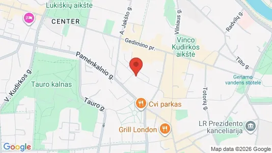 Office spaces for rent i Vilnius Senamiestis - kort over placeringen
