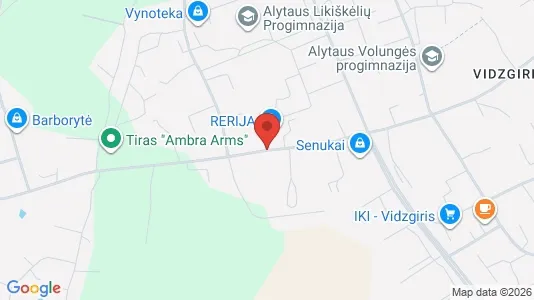Office spaces for rent i Alytaus m. sav. - kort over placeringen