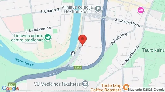 Office spaces for rent i Vilnius Senamiestis - kort over placeringen