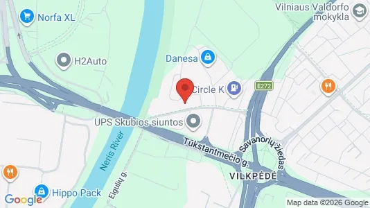 Office spaces for rent i Vilnius Vilkpėdė - kort over placeringen