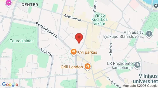 Office spaces for rent i Vilnius Senamiestis - kort over placeringen