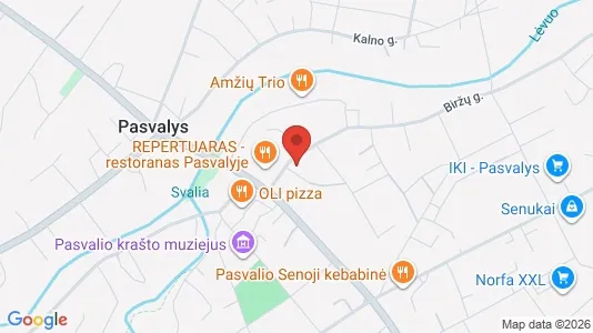 Office spaces for rent i Pasvalio r. sav. - kort over placeringen