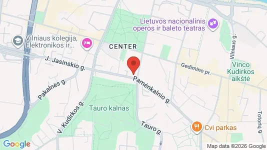 Office spaces for rent i Vilnius Senamiestis - kort over placeringen