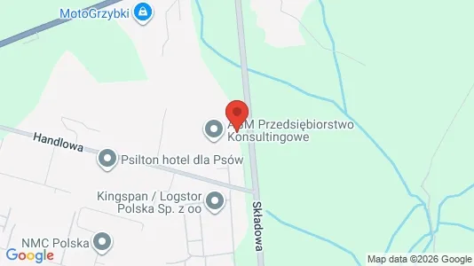 Office spaces for rent i Zabrze - kort over placeringen