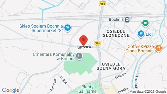 Lokale biurowe Do wynajęcia i Bocheński - kort over placeringen