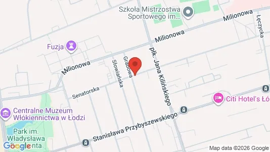Büros zur Miete i Łódź - kort over placeringen