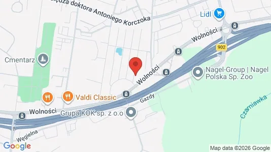 Lokale biurowe Do wynajęcia i Zabrze - kort over placeringen