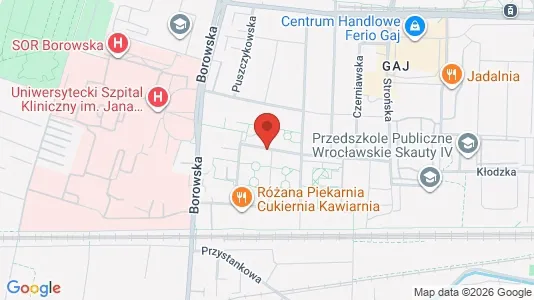 Büros zur Miete i Wrocław - kort over placeringen