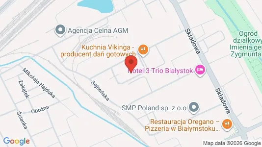 Lokale biurowe Do wynajęcia i Białystok - kort over placeringen
