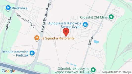 Espacios de oficina En alquiler i Katowice - kort over placeringen