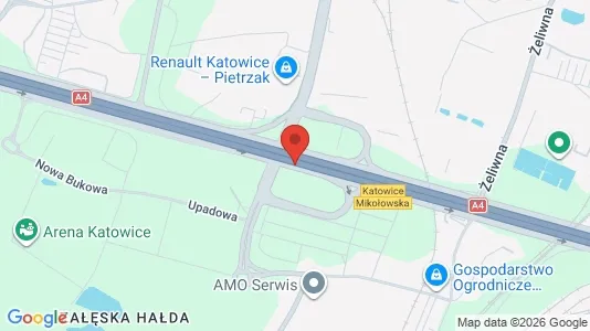 Espacios de oficina En alquiler i Katowice - kort over placeringen