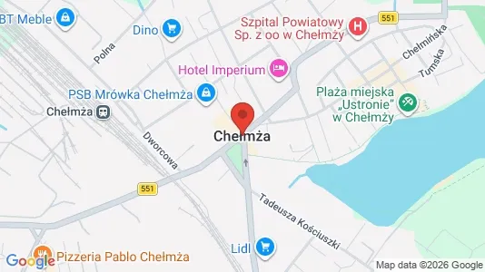 Espacios de oficina En alquiler i Toruński - kort over placeringen