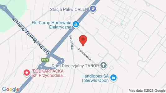 Lokale biurowe Do wynajęcia i Rzeszów - kort over placeringen