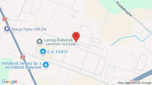 Lokale biurowe Do wynajęcia i Białystok - kort over placeringen