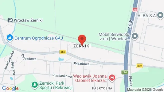 Espacios de oficina En alquiler i Wrocław - kort over placeringen