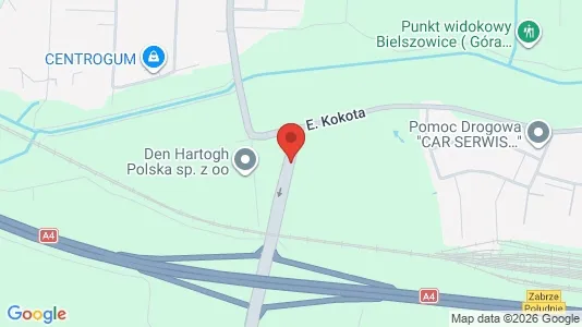 Lokale biurowe Do wynajęcia i Zabrze - kort over placeringen