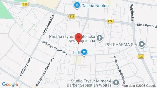 Office spaces for rent i Starogardzki - kort over placeringen