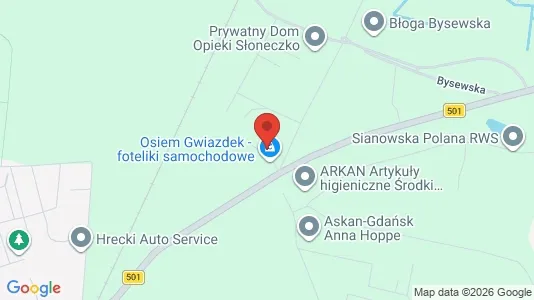 Office spaces for rent i Gdańsk - kort over placeringen