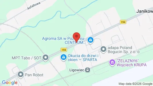 Espacios de oficina En alquiler i Poznański - kort over placeringen