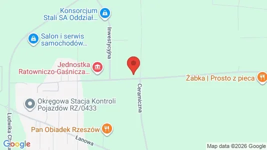 Lokale biurowe Do wynajęcia i Rzeszów - kort over placeringen