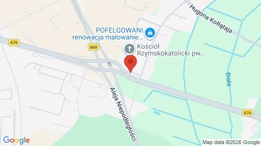 Espacios de oficina En alquiler i Białystok - kort over placeringen