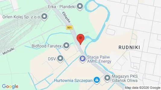 Lokale biurowe Do wynajęcia i Gdańsk - kort over placeringen