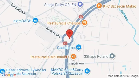 Lokale biurowe Do wynajęcia i Szczecin - kort over placeringen