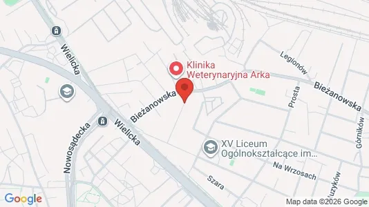 Lokale biurowe Do wynajęcia i Kraków Podgórze - kort over placeringen
