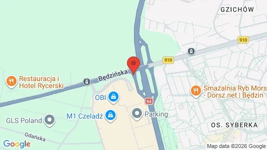 Lokale biurowe Do wynajęcia i Będziński - kort over placeringen