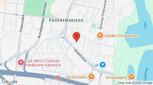 Lokale biurowe Do wynajęcia i Katowice - kort over placeringen