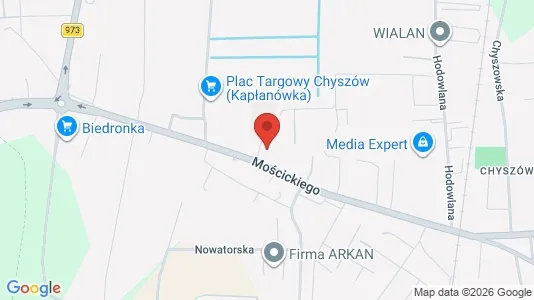 Office spaces for rent i Tarnów - kort over placeringen