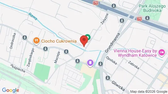 Lokale biurowe Do wynajęcia i Katowice - kort over placeringen