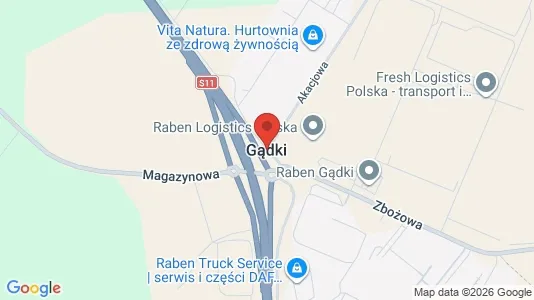 Toimistotilat Vuokrattavana i Poznański - kort over placeringen