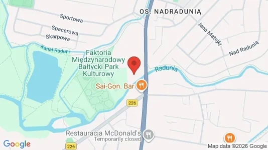 Kontorlokaler til leje i Gdański - kort over placeringen