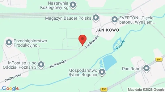 Kontorlokaler til leje i Poznań - kort over placeringen