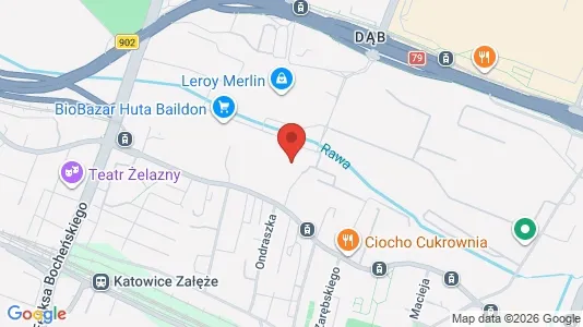 Espacios de oficina En alquiler i Katowice - kort over placeringen