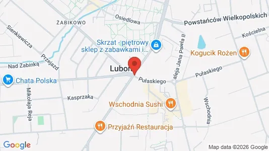 Espacios de oficina En alquiler i Poznański - kort over placeringen