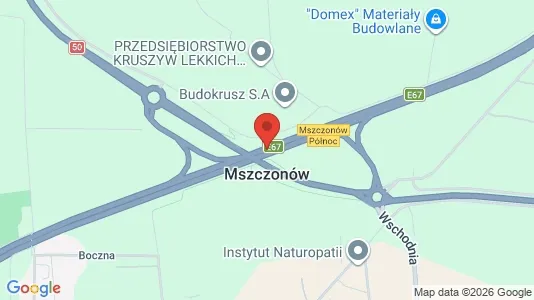 Espacios de oficina En alquiler i Żyrardowski - kort over placeringen
