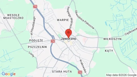 Lokale biurowe Do wynajęcia i Jaworzno - kort over placeringen