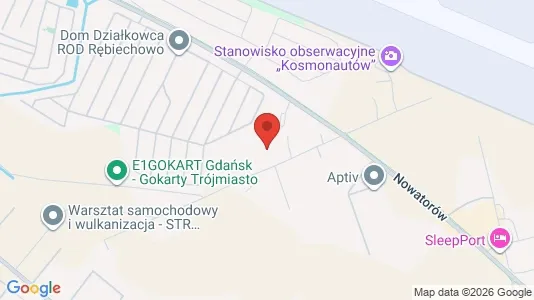Espacios de oficina En alquiler i Gdańsk - kort over placeringen