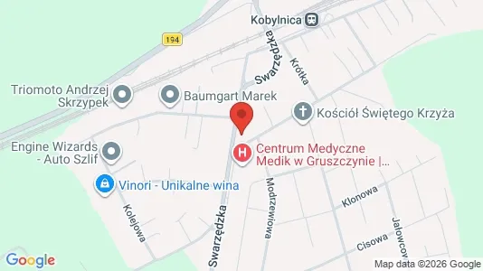Office spaces for rent i Poznański - kort over placeringen