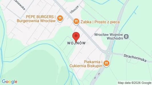 Kontorslokaler för uthyrning i Wrocław - kort over placeringen