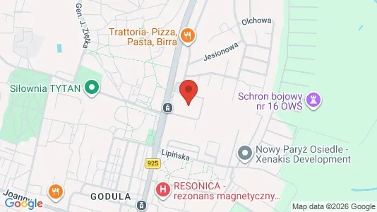 Espacios de oficina En alquiler i Ruda Śląska - kort over placeringen