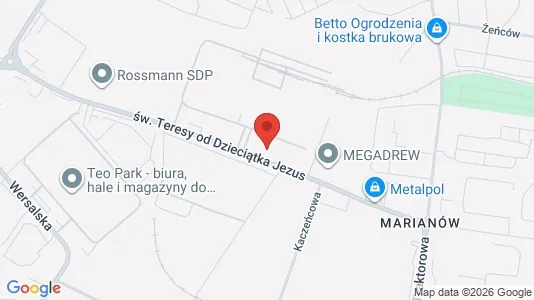Toimistotilat Vuokrattavana i Łódź - kort over placeringen