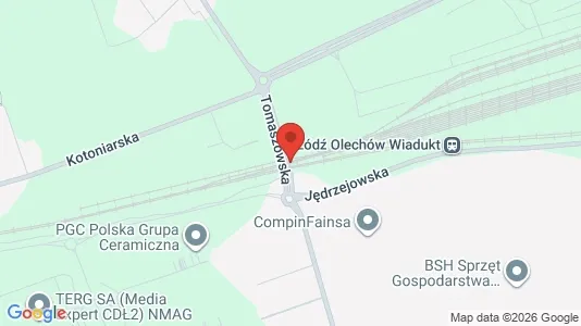 Espacios de oficina En alquiler i Łódź - kort over placeringen