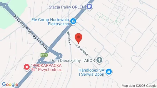 Espacios de oficina En alquiler i Rzeszów - kort over placeringen