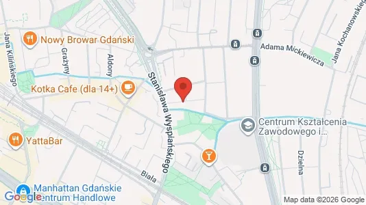 Espacios de oficina En alquiler i Gdańsk - kort over placeringen