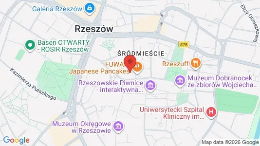 Lokale biurowe Do wynajęcia i Rzeszów - kort over placeringen