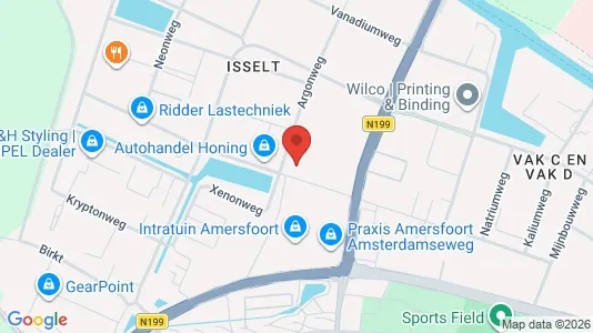 Kontorslokaler för uthyrning i Amersfoort - kort over placeringen